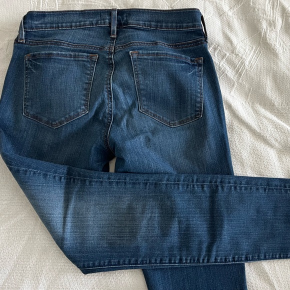 LOFT Women's Skinny Jeans in Dark Blue - Picture 4 of 6